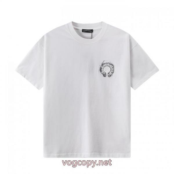 価格帯が魅力的 2026SS大人OK 耐久性のあるコピー 品 販売CHROME HEARTS半袖Tシャツ 4