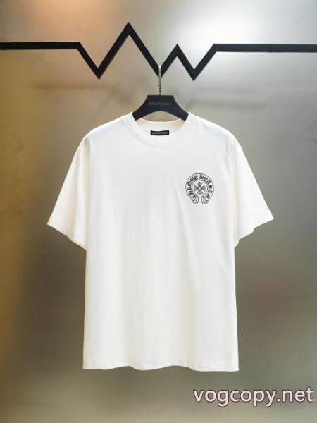 スーパー コピー ブランド品良く 速達便発送 履き心地抜群CHROME HEARTS半袖Tシャツ 5 