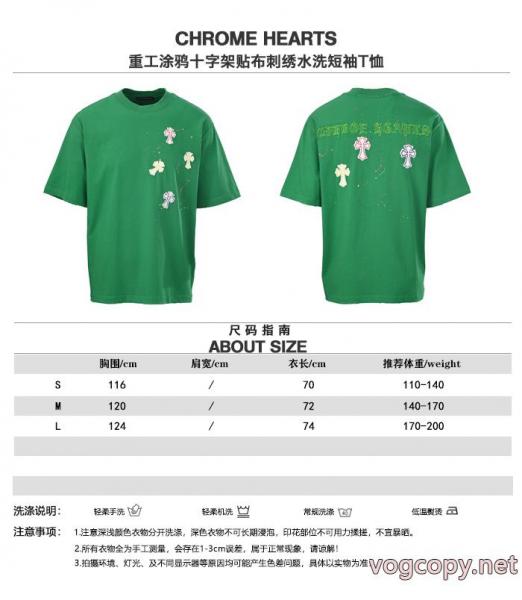 CHROME HEARTS半袖Tシャツコピー 品 販売海外完売続出 真夏のコレクション 今年流 5