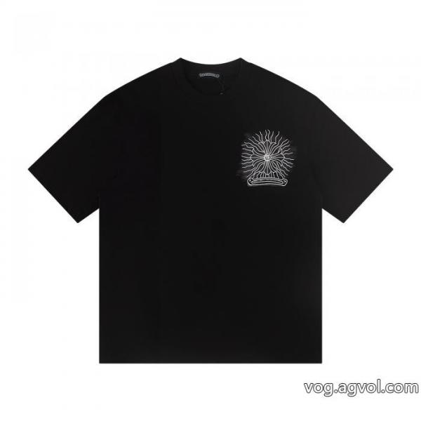 大容量 数量限定奇跡の入荷 2026大人気アイテム偽 ブランド半袖TシャツCHROME HEARTS 0 