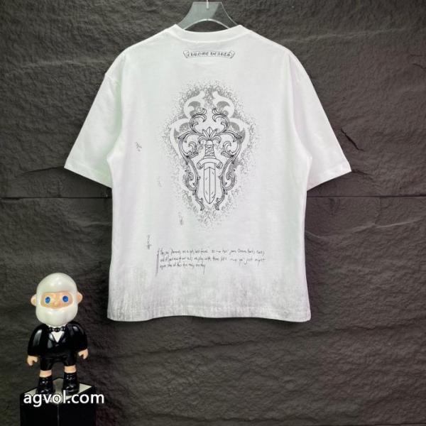 激安 通販 専門店大胆なデザイン 素敵で名高い 自分らしくクロムハーツ半袖Tシャツ 5 