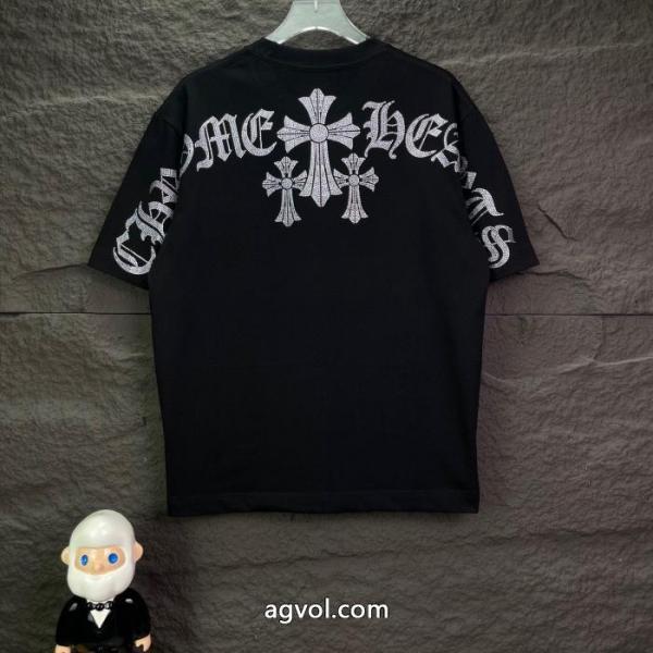 偽 ブランド 通販半袖TシャツCHROME HEARTS今シーズン新作 ファスナー式 最新超人気 4