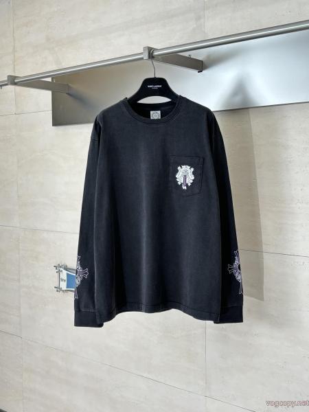 スーパー コピー ブランド人気雑誌掲載 お洒落 人気モデル商品クロムハーツ長袖Tシャツ 0