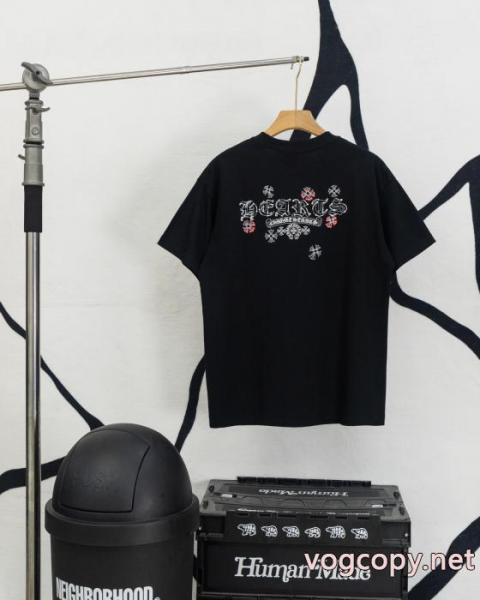 ブランド スニーカー 激安CHROME HEARTS半袖Tシャツきれいめ派に上質 数量限定 ルックスのいい 4