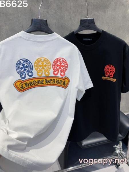 しっかりとした 品質保証書 正規品半袖Tシャツブランド コピー 激安CHROME HEARTS 5 
