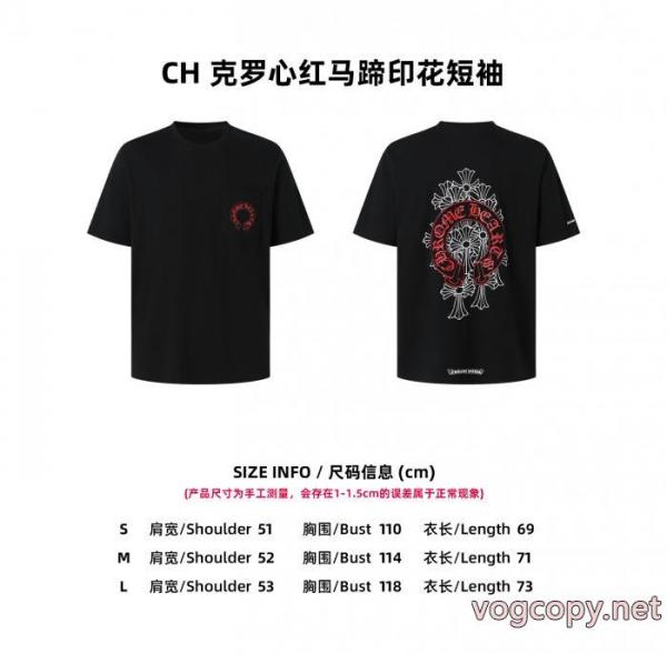激安 ブランド 通販最新商品 ユニークな 2026人気が爆発CHROME HEARTS半袖Tシャツ 5 