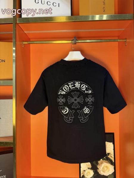 新作在庫希少 プレゼントに 26ss海外直営半袖TシャツCHROME HEARTS激安 ブランド 5
