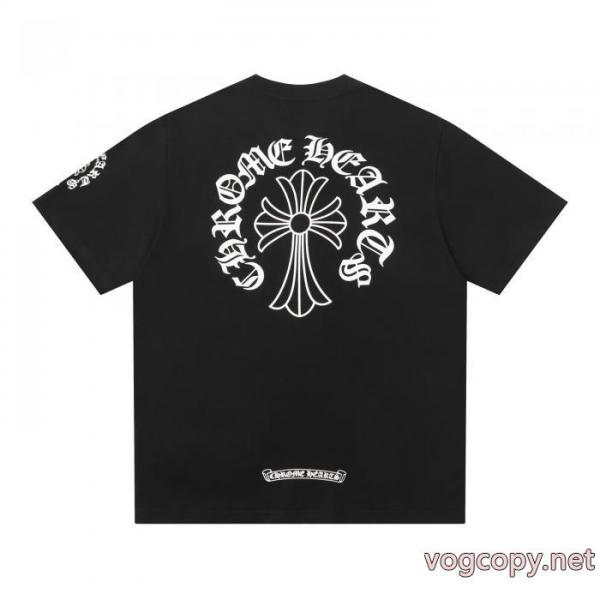コピー ブランド 通販個性的なデザイン  NEW　新作  2026らしい華やか半袖TシャツCHROME HEARTS 5 