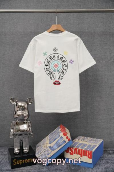 スーパー コピー ブランド 通販半袖Tシャツ芸能人愛用ブランド 逆シーズンセール 履き心地良いCHROME HEARTS 1