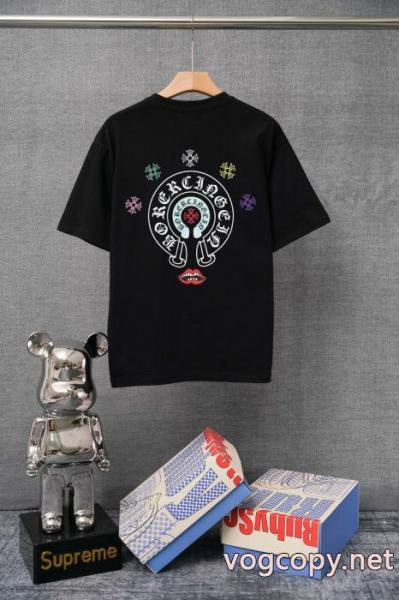 スーパー コピー ブランド 通販半袖Tシャツ芸能人愛用ブランド 逆シーズンセール 履き心地良いCHROME HEARTS 5