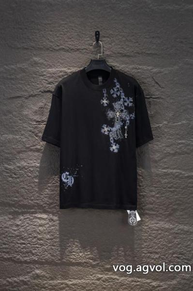 大人可愛い 大特価完売品! ディテールが可愛いスーパー コピー CHROME HEARTS半袖Tシャツ 0