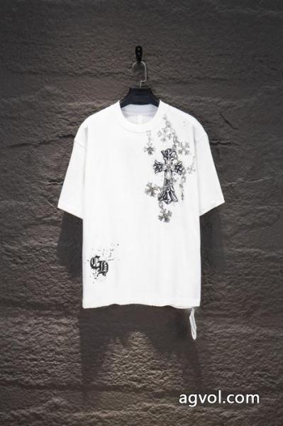 大人可愛い 大特価完売品! ディテールが可愛いスーパー コピー CHROME HEARTS半袖Tシャツ 6