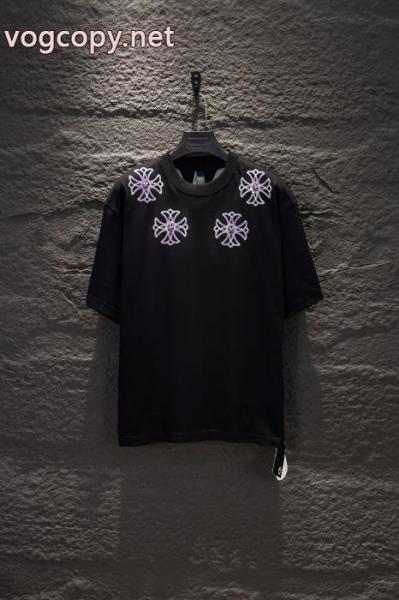 半袖TシャツCHROME HEARTS上品オトナ感 トレンド感溢れた ユニセックスブランド 偽物 5