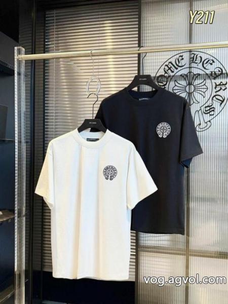 赤字超特価得価 今季トレンド 夏季超人気アイテムブランド コピー s 級CHROME HEARTS半袖Tシャツ 0 
