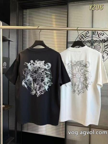 ブランド 偽物 激安半袖Tシャツ流行シンボル 人気新作登場 個性的！CHROME HEARTS 0 
