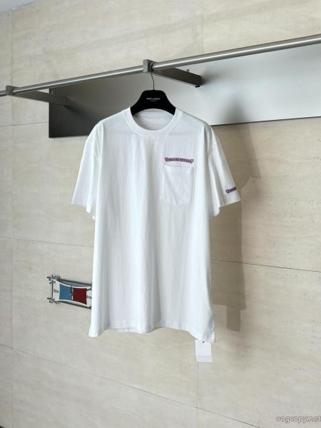 偽物 ブランド 激安半袖TシャツCHROME HEARTS夏にぴったり限定アイテム 海外セレブ愛用 長くご愛用できる 0 