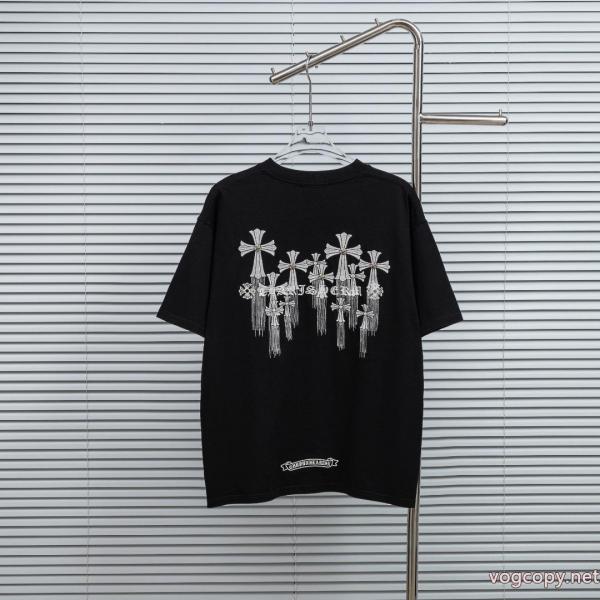 ブランド コピーCHROME HEARTS豊富な色揃え 新作超高人気 肌触りの着心地が良く 半袖Tシャツ 0 