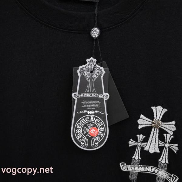 ブランド コピーCHROME HEARTS豊富な色揃え 新作超高人気 肌触りの着心地が良く 半袖Tシャツ 5 