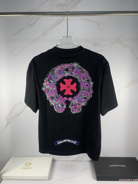大活躍間違いなし 新作をご紹介 人気上昇中半袖Tシャツブランド コピー ショップCHROME HEARTS 0 
