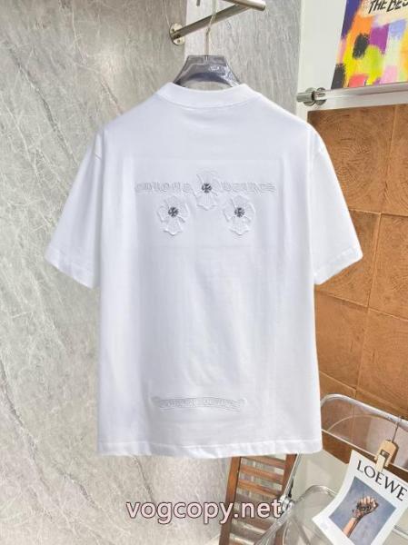 偽物 ブランド 販売最高級ランク 全国無料大得価 完売前に即対応半袖TシャツCHROME HEARTS 5 
