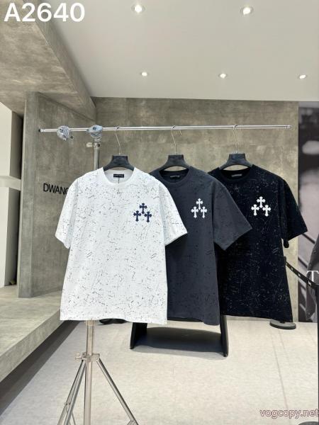 偽 ブランド サイト人気定番大人気 肌触りがとても良い 数量限定超特価CHROME HEARTS半袖Tシャツ 0 
