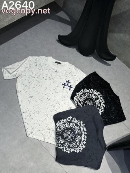 偽 ブランド サイト人気定番大人気 肌触りがとても良い 数量限定超特価CHROME HEARTS半袖Tシャツ 5 