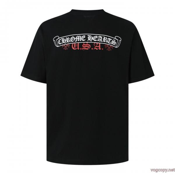 ブランド コピー 安心CHROME HEARTS大流行中 個性的なデザイン  VIP価格人気半袖Tシャツ 0 