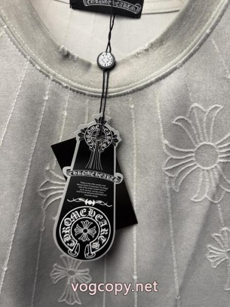 ブランド コピー 優良流行フォルム 超激得260%新品 お洒落な印象半袖TシャツCHROME HEARTS 5