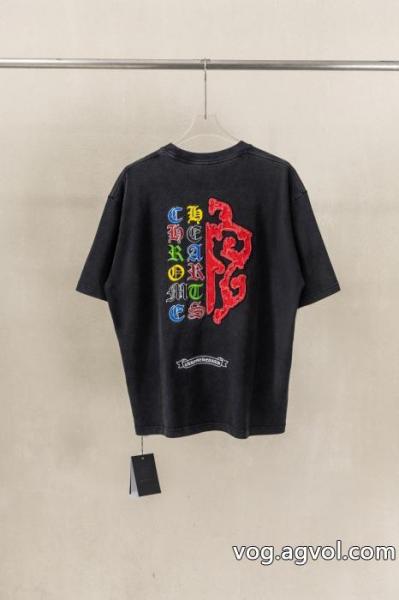 クロムハーツ半袖Tシャツ新作入荷正規品 品質保証 男女共用激安 ブランド 0