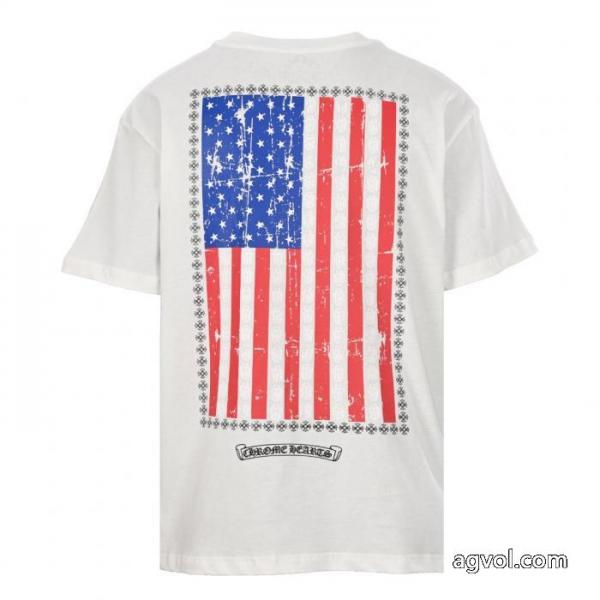 新しいスタイル 風通しの良いフレア 流行っている半袖Tシャツコピー ブランド 優良CHROME HEARTS 5