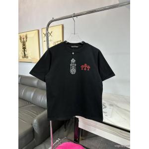 全体的に調和のある 雑誌掲載 多数愛用癒し系CHROME HEARTS半袖Tシャツブランド コピー 通販