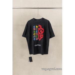 クロムハーツ半袖Tシャツ新作入荷正規品 品質保証 男女共用激安 ブランド