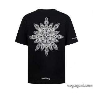 ブランド 通販 激安CHROME HEARTSサイズ豊富 超レア  大人気商品再入荷!半袖Tシャツ
