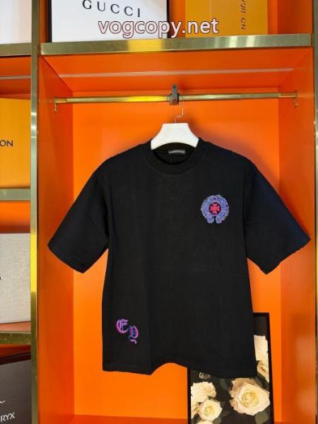 人気急上昇中 人気NO.1 優れた品質半袖TシャツCHROME HEARTSスーパー コピー 通販 1