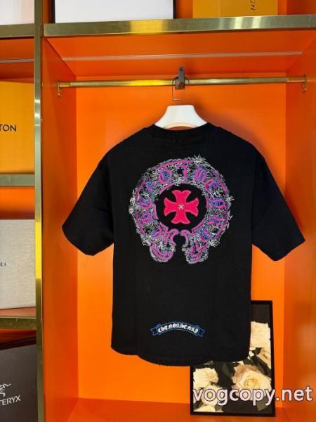 人気急上昇中 人気NO.1 優れた品質半袖TシャツCHROME HEARTSスーパー コピー 通販 2
