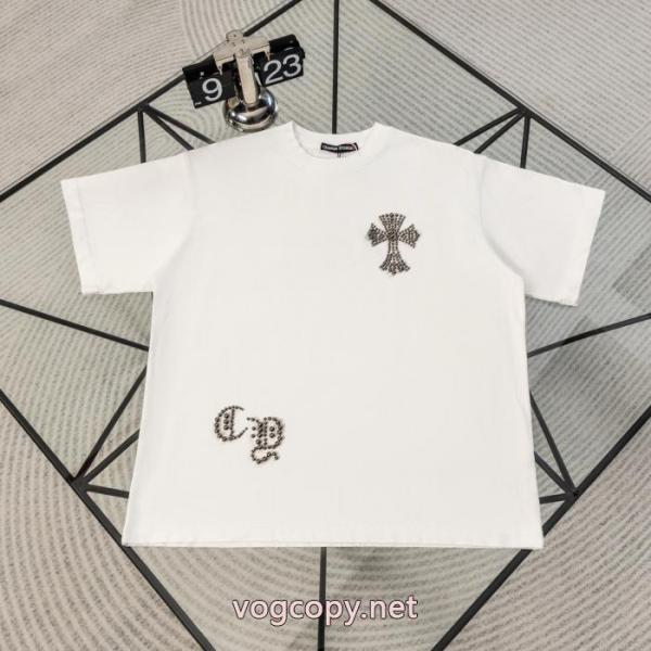 最新作 今季大注目 品質保証新作コピー 商品 通販CHROME HEARTS半袖Tシャツ 5 