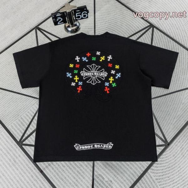 安価 使い勝手の良いトレンド 2026季新作品激安 ブランドCHROME HEARTS半袖Tシャツ 3