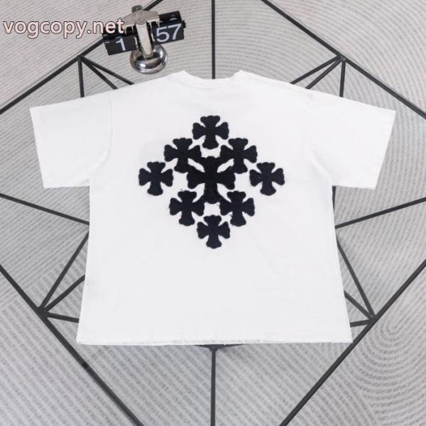 スーパー コピー 安心CHROME HEARTS超お買い得 お洒落に魅せる 個性的 半袖Tシャツ 5 