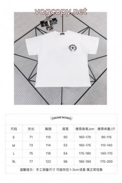 スーパー コピー 安心CHROME HEARTS超お買い得 お洒落に魅せる 個性的 半袖Tシャツ 6 