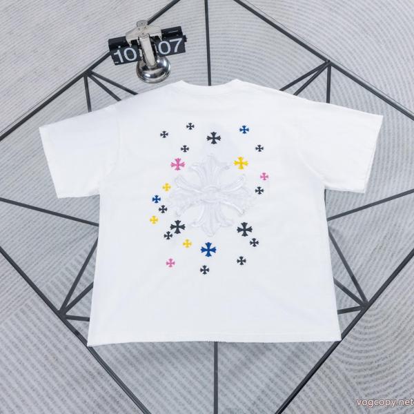 ブランド 品 激安 通販CHROME HEARTSお手頃価格 お勧め カワイイ雰囲気半袖Tシャツ 0 