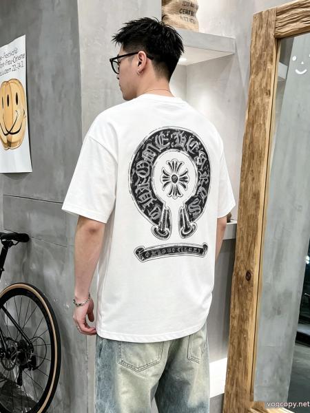 ブランド コピー バック半袖Tシャツ高品質 スタイリッシュ 在庫確保済CHROME HEARTS 0 