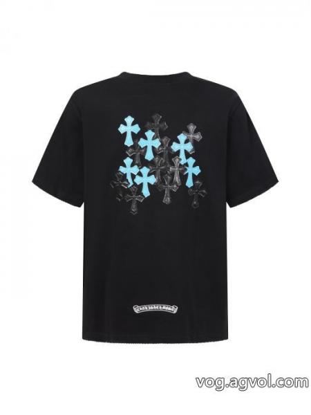 柔らかくて 希少限定 VIPセール半袖Tシャツ激安 通販 専門CHROME HEARTS 0