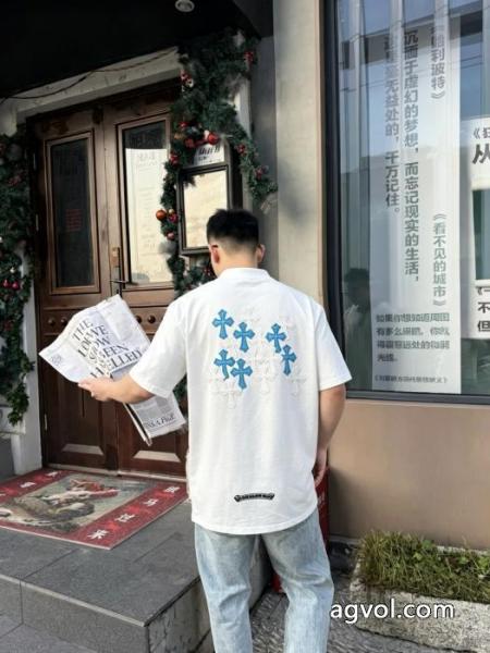 柔らかくて 希少限定 VIPセール半袖Tシャツ激安 通販 専門CHROME HEARTS 5