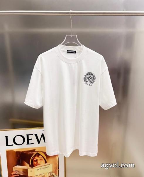 人気新作ロゴ入り 上質で格好い 262026最新モデル半袖Tシャツ激安 通販 専門CHROME HEARTS 1