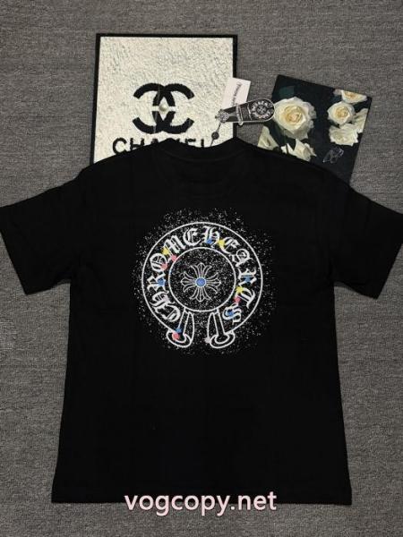 CHROME HEARTS最安値2026 芸能人人気 大人気アイテム半袖Tシャツ偽 ブランド 4