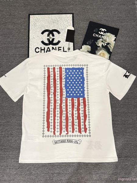 半袖Tシャツ数量限定再入荷 定番のモデル 首胸ロゴ  CHROME HEARTSスーパー コピー 通販 0 