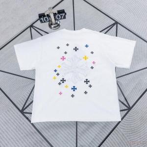 ブランド 品 激安 通販CHROME HEARTSお手頃価格 お勧め カワイイ雰囲気半袖Tシャツ