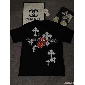 偽 ブランド 購入期間限定激安 大人気商品 一気に明るい2026のスタイル半袖TシャツCHROME HEARTS