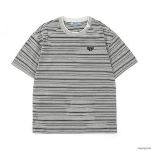 PRADA最安値セール 上品スタイル お買い得お得コピー 通販半袖Tシャツ