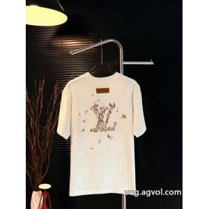 LOUIS VUITTON大評判のデザイン 可愛い新モデル 優しい色味がかわいい半袖Tシャツ偽 ブランド